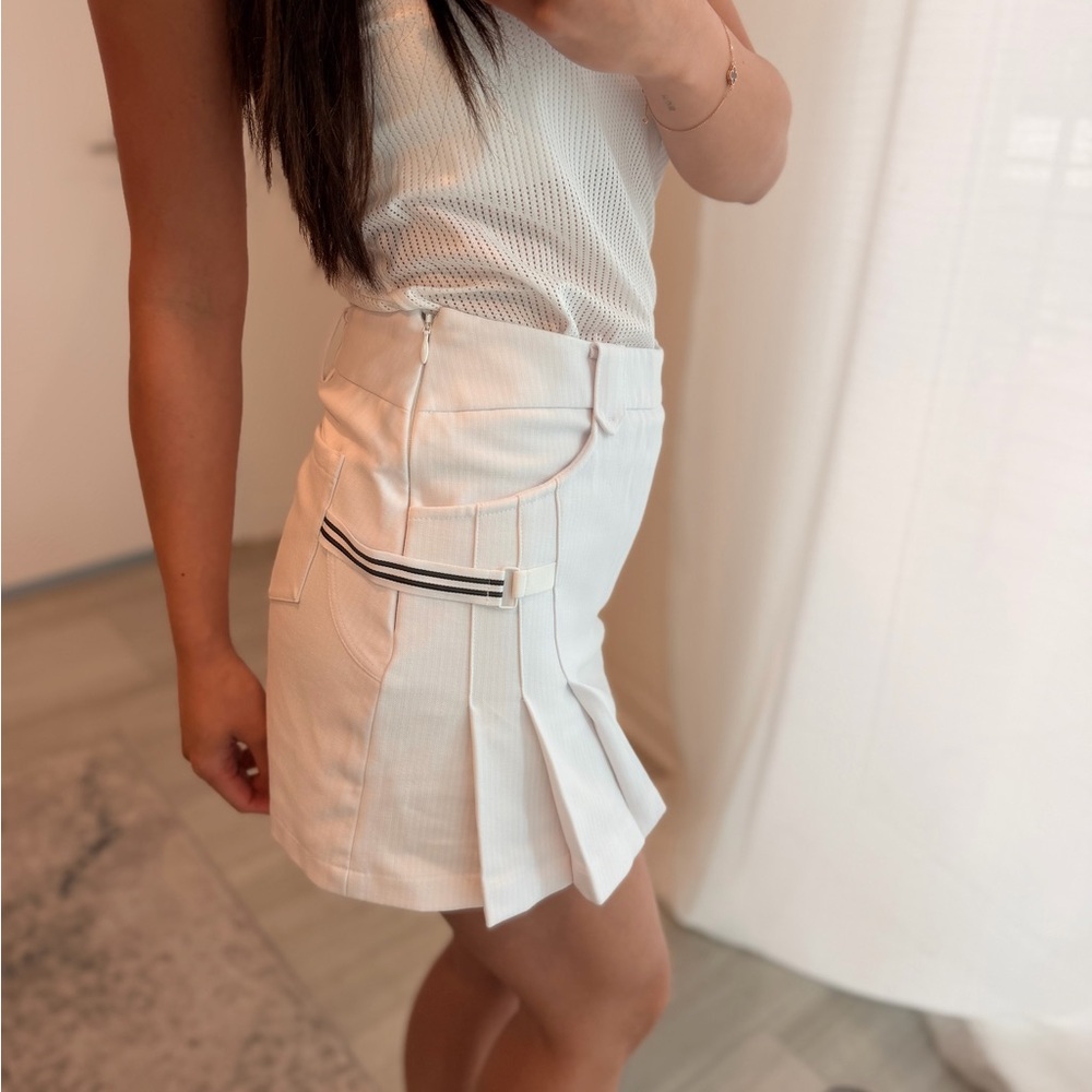 Le Coq Sportif White Golf Skirt